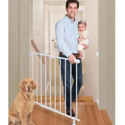 Summer Infant Portão de bebê de verão simples de segurança para bebê, metal branco Sale