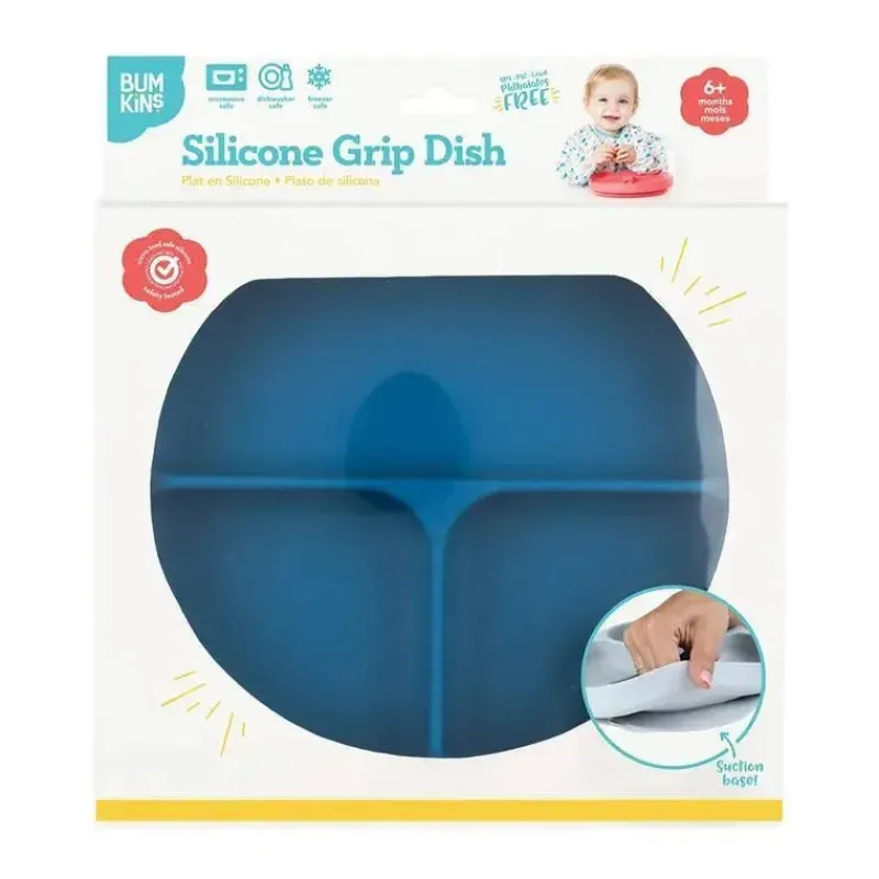 prato_de_silicone_bumkins_SKUeDiaprsP_2.webp Bumkins Prato de silicone - Azul escuro Outlet