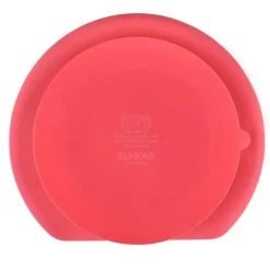 Bumkins Prato de silicone , vermelho Clearance