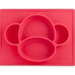 Nuby Pratos de bebê com sucção, sortidos Hot