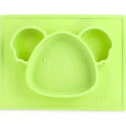 Nuby Pratos de bebê com sucção, sortidos Hot