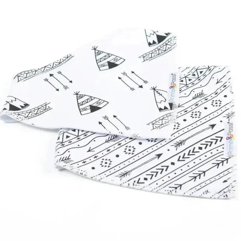 primo_passi__babador_band_SKU7G7ot8FR_1.webp Primo Passi - Babador Bandana Flechas Brancas/Pretas 2Pk Fashion