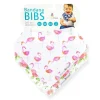 Primo Passi - Babador Bandana Flamingos/Rosas 2Pk Clearance