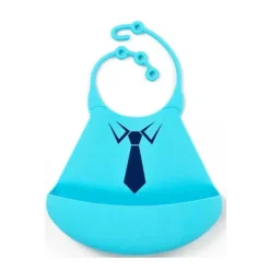 Primo Passi - Babete Silicone, Gravata Azul Discount