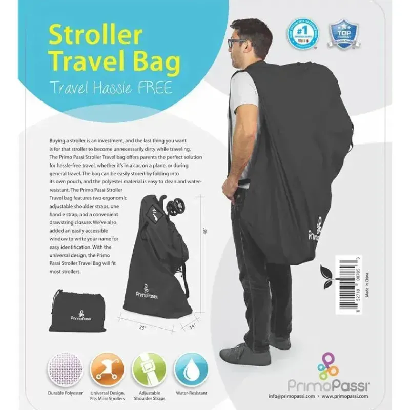 primo_passi__bolsa_de_via_SKUPU1dmBoR_1.webp Primo Passi - Bolsa de Viagem para Carrinho Preto Discount