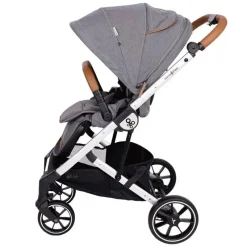 Primo Passi - Carrinho Icon V2, Recém-nascido a Criança com Assento Reversível e Dobra Compacta, Cinza Melange Discount