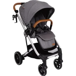 Primo Passi - Carrinho Icon V2, Recém-nascido a Criança com Assento Reversível e Dobra Compacta, Cinza Melange Discount