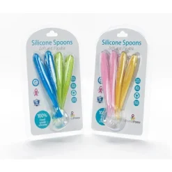 Primo Passi - Colher de Silicone 4Pk, Azul/Verde Online