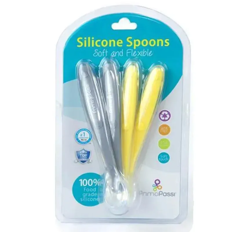 primo_passi__colher_de_si_SKUwZ20JGcy_0.webp Primo Passi - Colher de Silicone 4Pk, Cinza/Amarelo Online