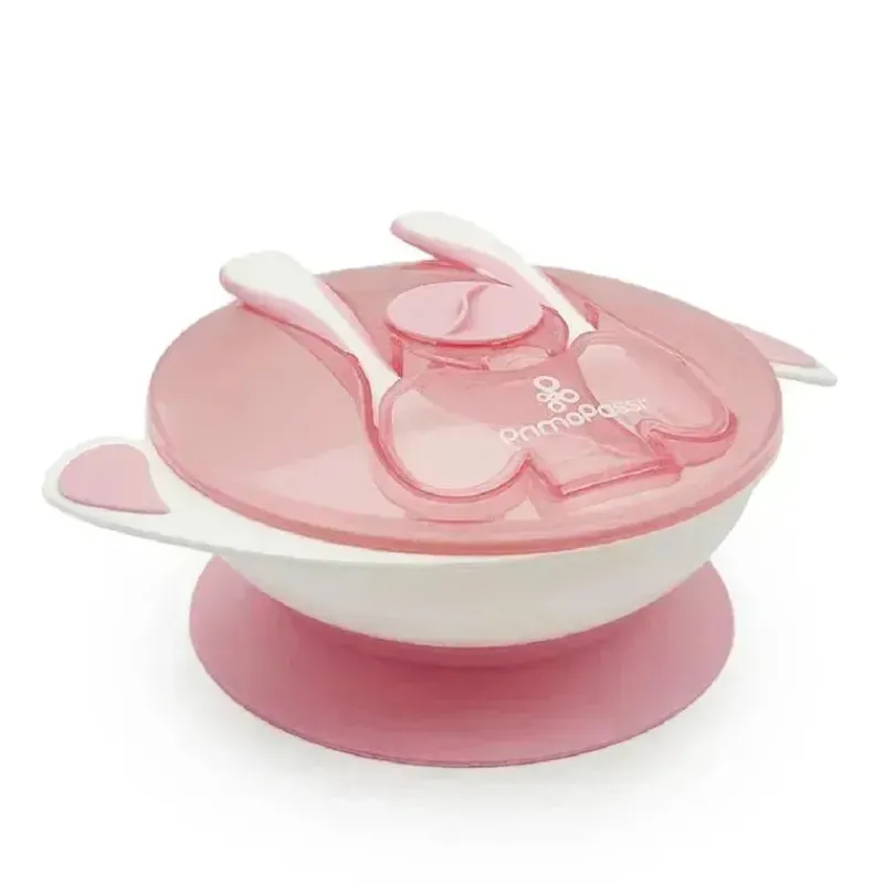 primo_passi__conjunto_de__SKUQAsUglGm_1.webp Primo Passi - Conjunto de alimentação com tigela de sucção para bebês, rosa claro Hot