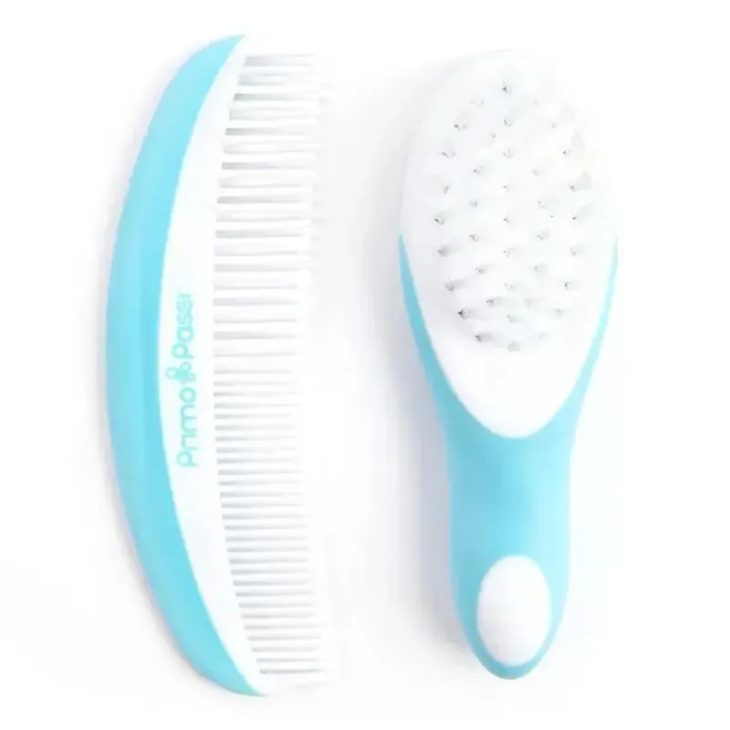 primo_passi__conjunto_de__SKUWvy0XanB_0.webp Primo Passi - Conjunto de pente e escova para bebê azul super macio Sale