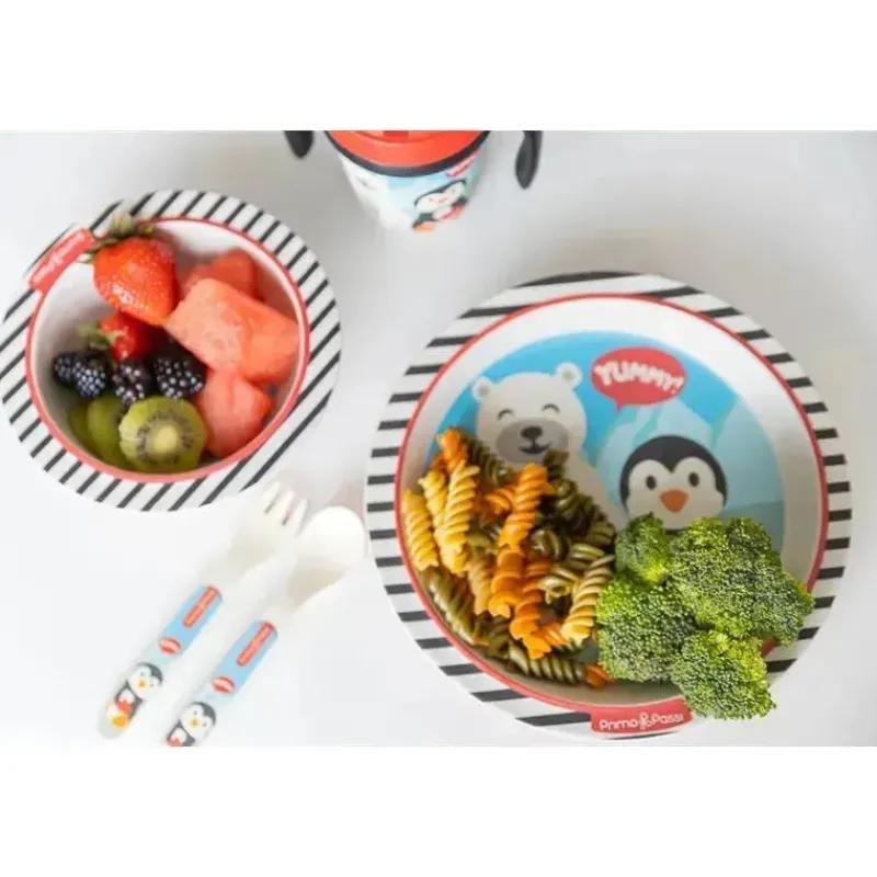 primo_passi__conjunto_inf_SKUN8reTHah_2.webp Primo Passi - Conjunto infantil de bambu com ventosa e copo, amigos de inverno New
