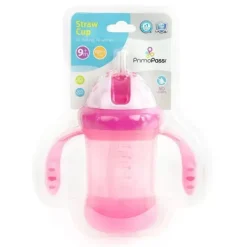 Primo Passi - Copo Palha 7Oz, Rosa New
