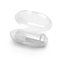 Primo Passi - Escova de dentes de silicone com suporte para estojo Hot