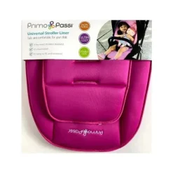 Primo Passi - Forro universal para carrinho, protetor de carrinho/forro para assento de carro, rosa escuro Fashion