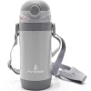 Primo Passi - Garrafa Isolada em Palha 12oz/350ml, Cinza Sale