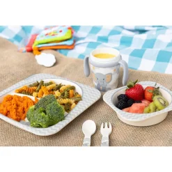 Primo Passi - Kids Bamboo Set Suction Plate & Cup, Little Elephant Sale