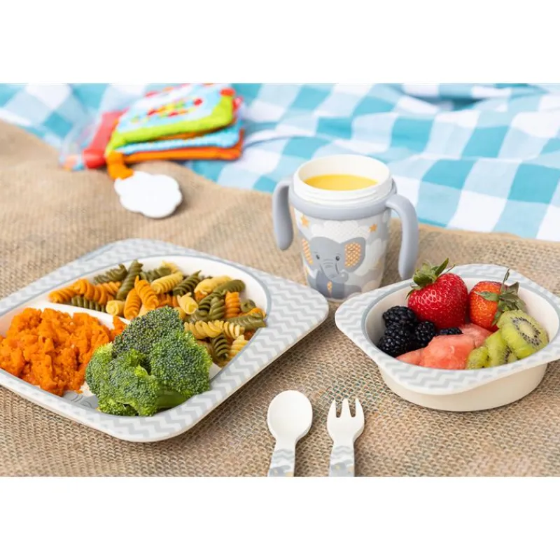 primo_passi__kids_bamboo__SKUi4sDHAe6_5.webp Primo Passi - Kids Bamboo Set Suction Plate & Cup, Little Elephant Sale