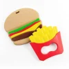 Primo Passi - Mordedor de silicone para bebês, batatas fritas e hambúrguer Best