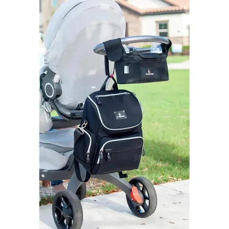 primo_passi__organizador__SKUB4AZZxkM_4.webp Primo Passi - Organizador de alça para carrinho de bebê, preto Discount