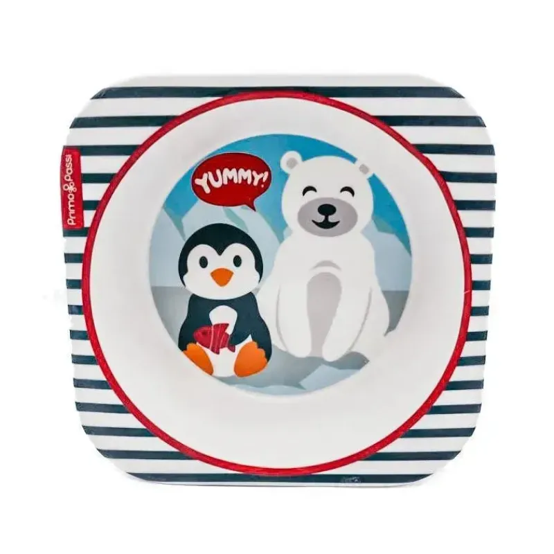 primo_passi__tigela_quadr_SKUeUARiZdu_0.webp Primo Passi - Tigela Quadrada Infantil em Fibra de Bambu, Winter Friends Best