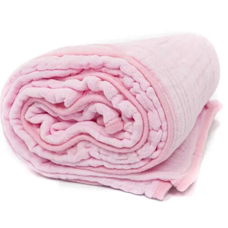 primo_passi__toalha_de_mu_SKUg6fYeCEV_0.webp Primo Passi - Toalha de musselina com capuz para bebê, rosa claro Outlet