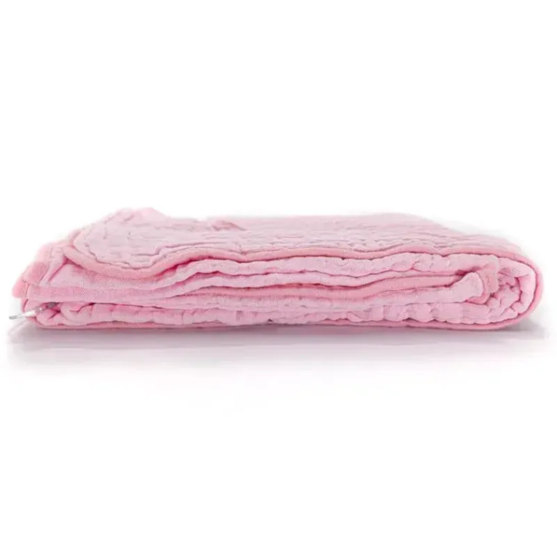 primo_passi__toalha_de_mu_SKUg6fYeCEV_5.webp Primo Passi - Toalha de musselina com capuz para bebê, rosa claro Outlet