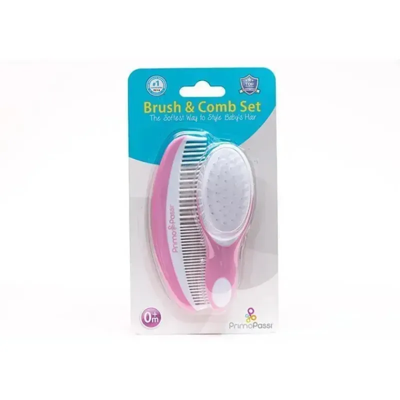 primo_passi_conjunto_de_e_SKUEpjHxUU3_1.webp MacroBaby Primo Passi Conjunto de escovas e pentes supermacios para bebês (rosa) + Condicionador Magic Detangler Hot
