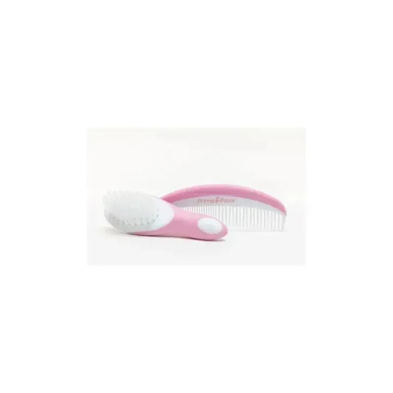 primo_passi_conjunto_de_e_SKUEpjHxUU3_6.webp MacroBaby Primo Passi Conjunto de escovas e pentes supermacios para bebês (rosa) + Condicionador Magic Detangler Hot