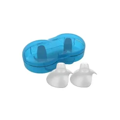 Dr. Brown's Protetores de mamilo Dr. Brown 2Pk com estojo de esterilizador, tamanho 1 Sale