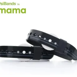 Psi Bands - Pulseiras de acupressão para alívio de náuseas, Racer Black Outlet
