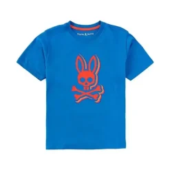 Psycho Bunny - Crianças Sanderson Gráfico Príncipe Azul Hot