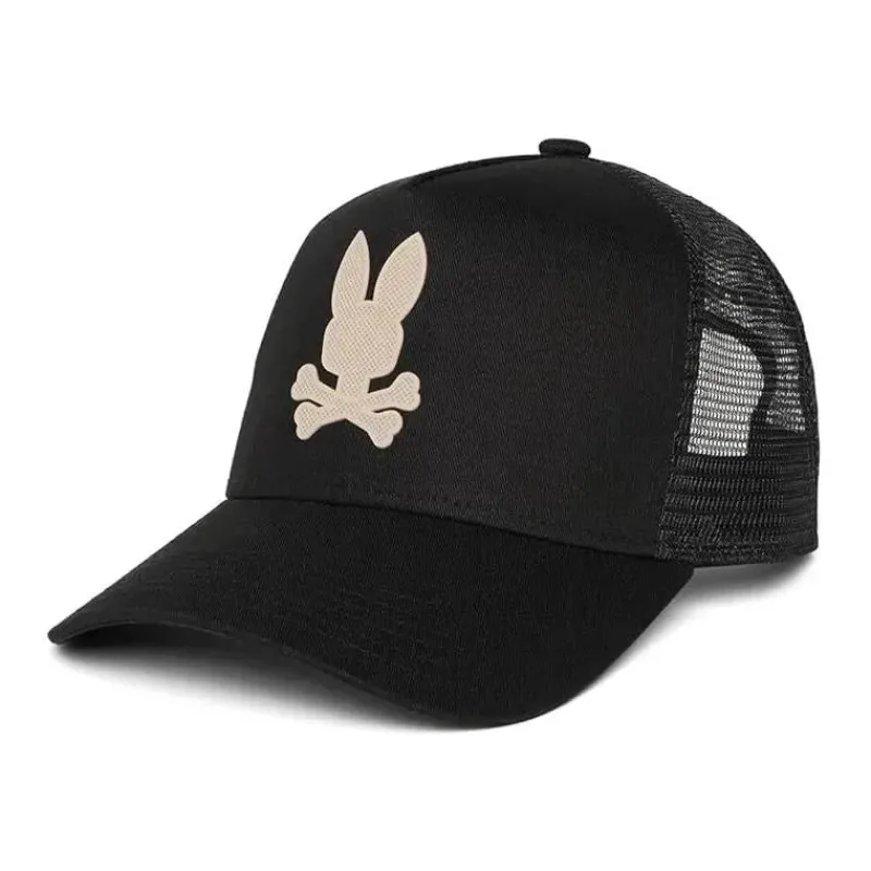 psycho_bunny_kids__rivier_SKU9PIAnH8F_0.webp Psycho Bunny Kids - Riviera Trucker Cap, Black Outlet