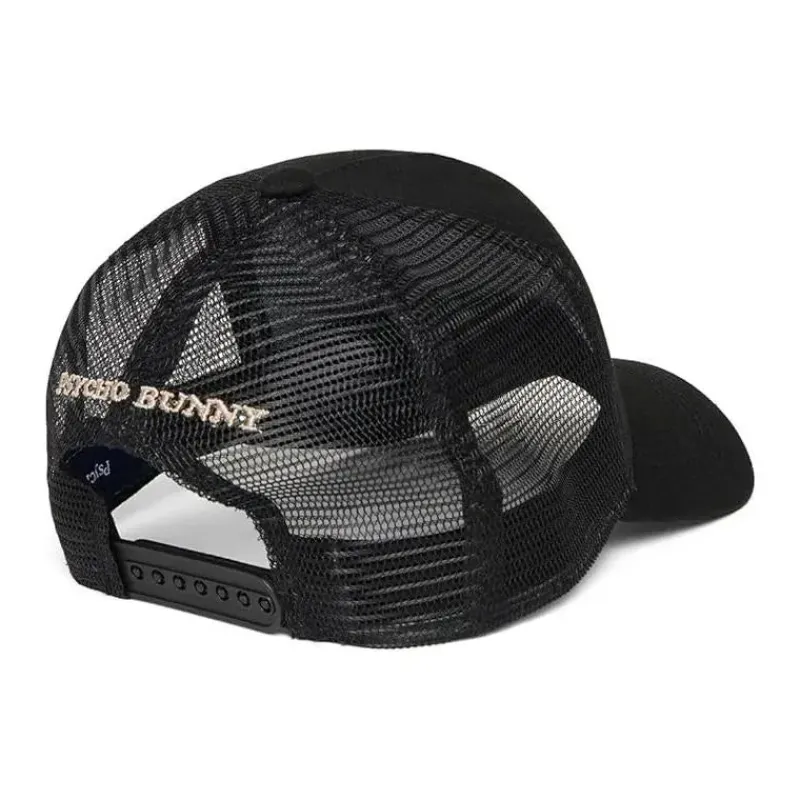 psycho_bunny_kids__rivier_SKU9PIAnH8F_1.webp Psycho Bunny Kids - Riviera Trucker Cap, Black Outlet