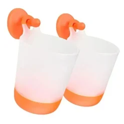 Puj Phillup - Pacote de 2 copos para crianças penduradas, tangerina Hot