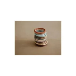 Mushie Pulseiras Silicone Pérola Mordedor Esclareia/Sálvia/Toscana/ Areia do Deserto Fashion
