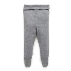 Pure Baby - Leggings de bico fino neutras para bebês, melange fumê Online