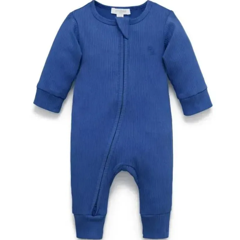 pure_baby__macaco_com_zpe_SKUxtFc4miy_0.webp Pure Baby - Macacão com zíper canelado para bebê menino, cascata New
