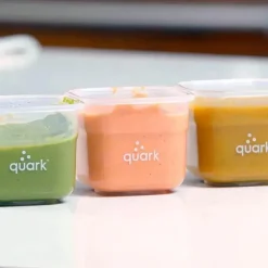 Quark Baby Quark - 3Pk Storrii Recipientes de comida para bebês com tampas, 5 onças Sale
