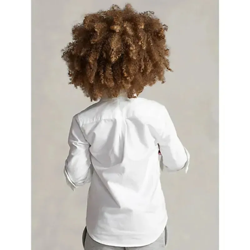 ralph_lauren__camisa_the__SKUGgt7nIm8_2.webp Ralph Lauren - Camisa The Iconic Baby Oxford de manga comprida, 18M, branca New