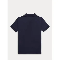 Ralph Lauren - Camiseta Polo de Algodão para Bebê -Marinha Francesa Hot