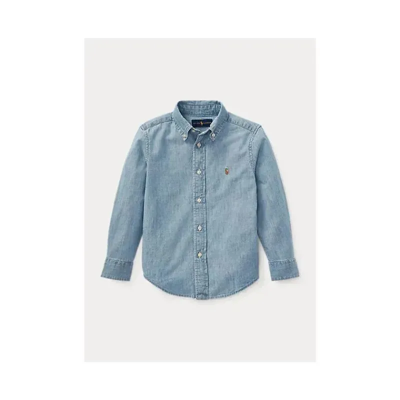ralph_lauren__camisola_ma_SKUnysrtfp3_0.webp Ralph Lauren - Camisola manga comprida Chambray - Azul Claro 2T Fashion