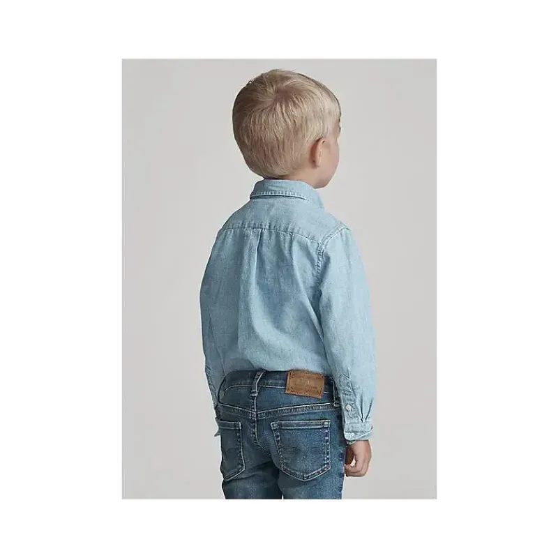 ralph_lauren__camisola_ma_SKUnysrtfp3_2.webp Ralph Lauren - Camisola manga comprida Chambray - Azul Claro 2T Fashion