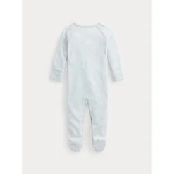 Ralph Lauren - Macacão Polo Interlock de Algodão, Azul Berilo Online