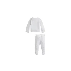 Ralph Lauren - Top e calça de algodão listrado, Quartzo Urze/Branco Outlet