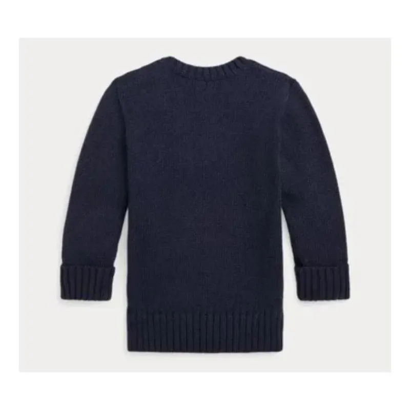ralph_lauren_baby__boy_lo_SKUkgMDJKL8_1.webp Ralph Lauren Baby - Boy Long-Sleeve Cotton Knit Back To School Bear Graphic Crewneck Sweater Fashion