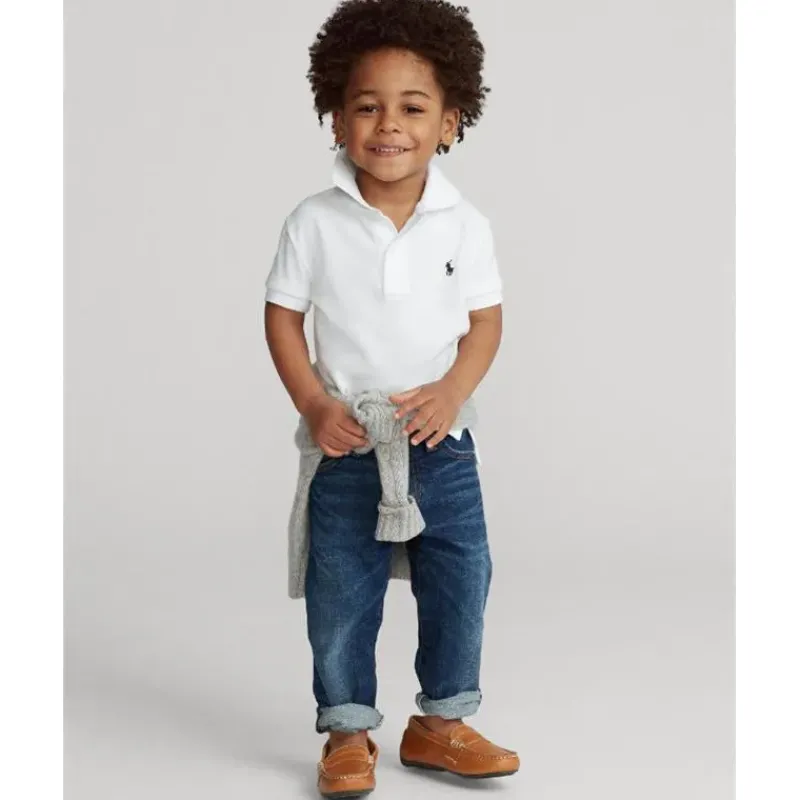 ralph_lauren_baby__boy_pe_SKUweqyHv6E_1.webp Ralph Lauren Baby - Boy Performance Jersey Polo Shirt, White Hot