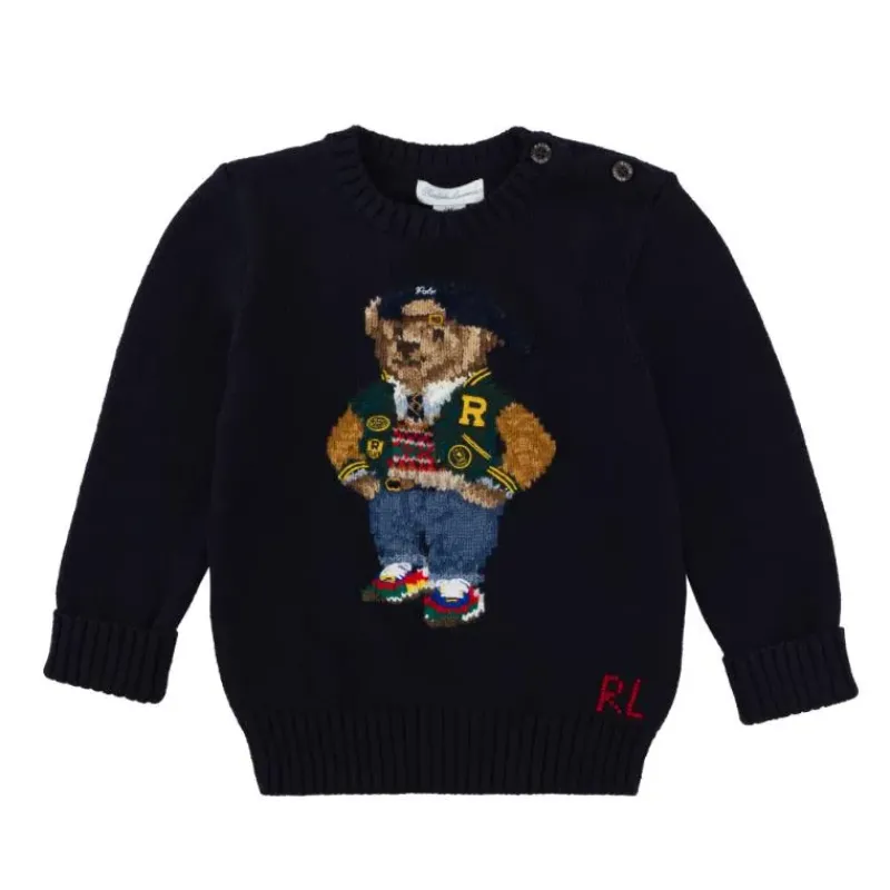 ralph_lauren_baby__boy_po_SKUDtKh4Zu2_0.webp Ralph Lauren Baby - Boy Polo Bear Cotton Sweater, Navy New