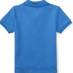 Ralph Lauren Baby - Camisa Polo Interlock de Algodão, Azul Escocês Hot
