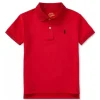Ralph Lauren Baby – Camisa polo masculina Performance Jersey, vermelha New